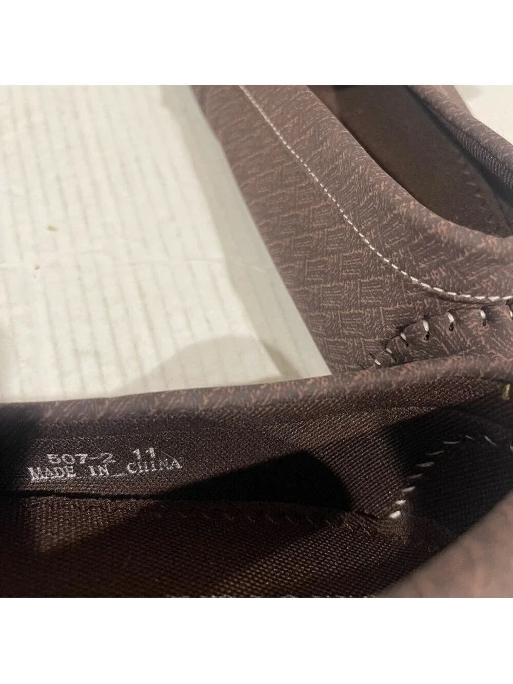 Men’s Chuxx Brown Business Casual Slip On Loafers Size 11 US